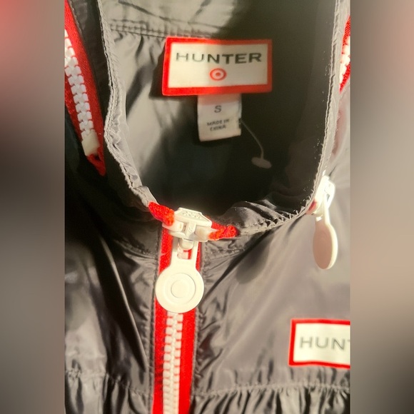 Hunter x Target nylon full zip drawstring waist casual lightweight mini dress S - Picture 3 of 5